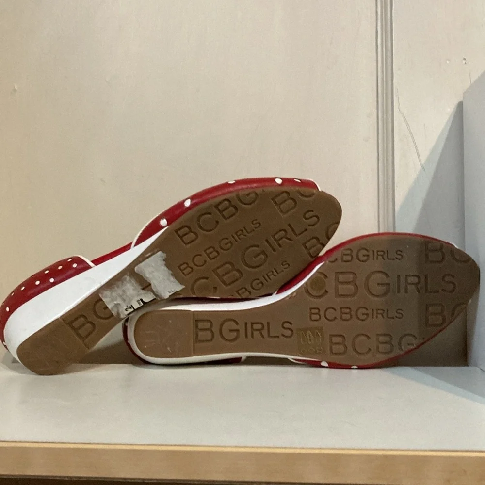 BCBGirls Peep Toe Flats - Picture 6 of 9